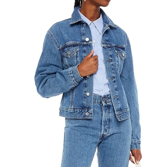 Helmut Lang Femme Trucker Denim Jacket - Picture 1 of 10